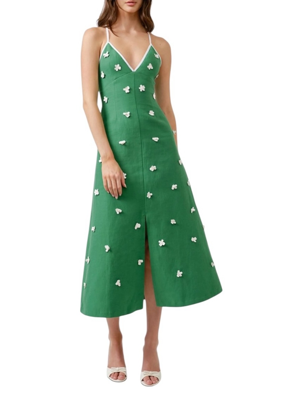 New Anthropologie Maude Club Kimberly Midi Dress